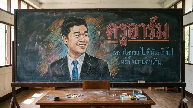 ภาพวาดบนกระดานดำ