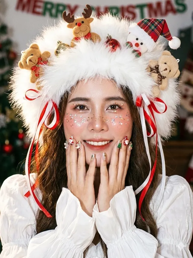 ภาพผู้หญิง คริสต์มาส