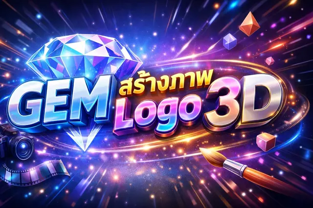 GEM แปลงโลโก้ 3D เสมือนจริง