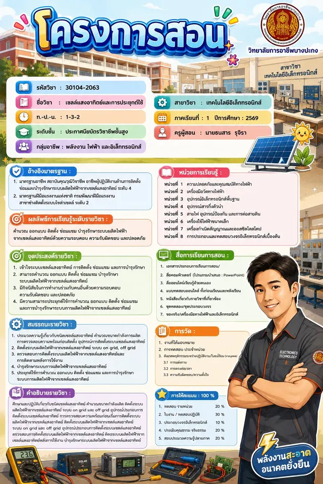 Info โครงการสอน