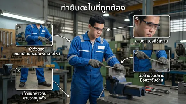 Infographic ท่าตะไบ