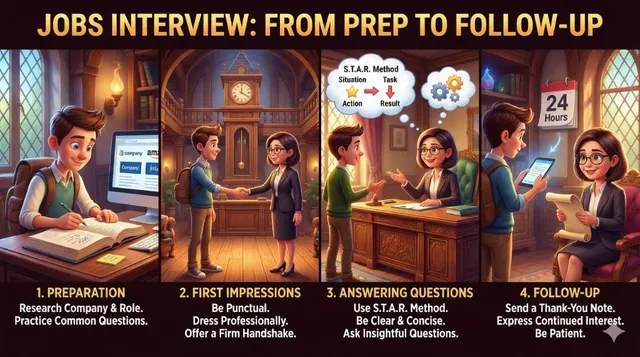 Infographic Jobs Interview