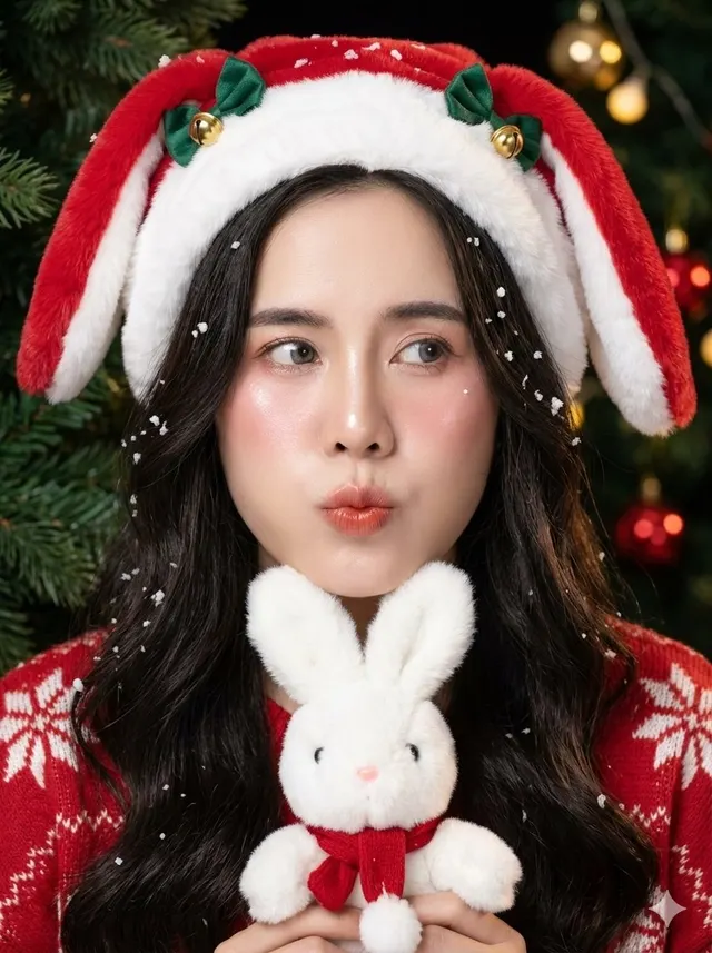 ภาพผู้หญิง คริสต์มาส