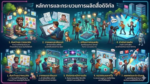 หลักการและกระบวนการผลิตสื่อดิจิทัล