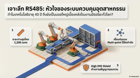 เจาะลึก RS485: หัวใจของระบบควบคุมอุตสาหกรรม