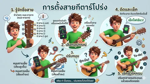 ตั้งสายกีตาร์
