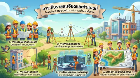 การเก็บรายละเอียดและทำแผนที่