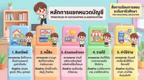 การแยกหมวดบัญชี