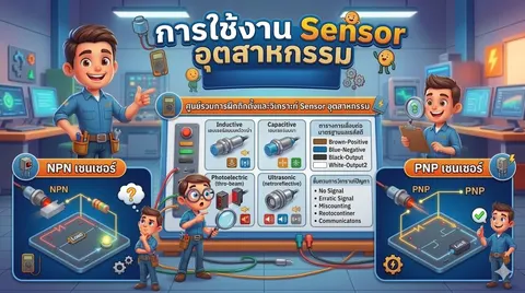 การใช้งาน Sensor อุตสาหกรรม