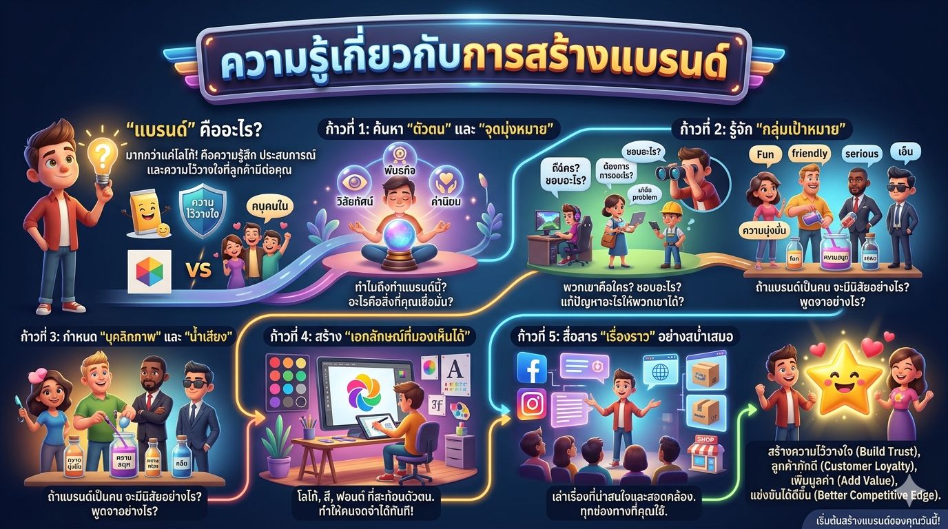 ความรู้เกี่ยวกับการสร้างแบรนด์