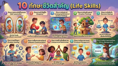10 ทักษะชีวิต