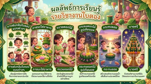 ผลลัพธ์การเรียนรู้ รายวิชางานใบตอง