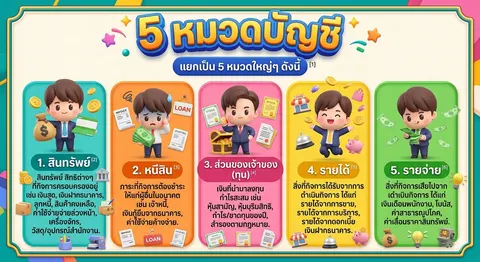 การแยกหมวดบัญชี