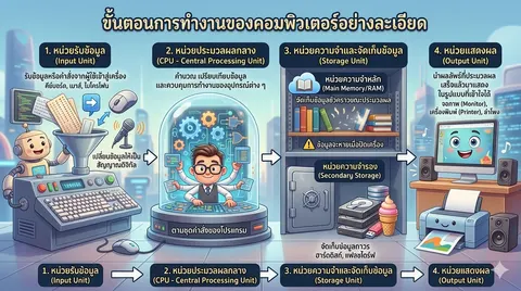 หลักการทำงานคอมพิวเตอร์