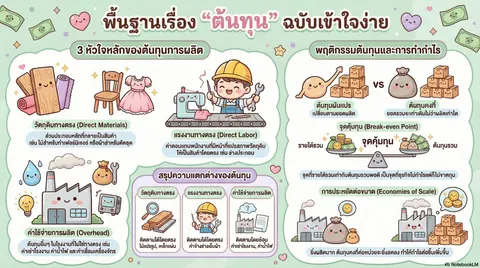 พื้นฐานเรื่องต้นทุนฉบับเข้าใจง่าย