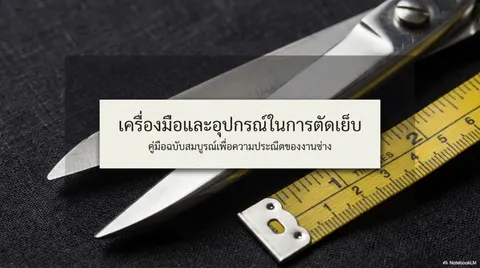 อุปกรณ์ในการตัดเย็บ