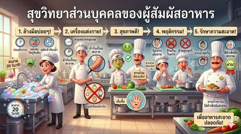 สุขวิทยาส่วนบุคคลของผู้สัมผัสอาหาร