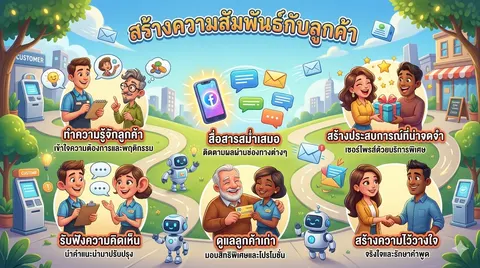 สร้างความสัมพันธ์กับลูกค้า