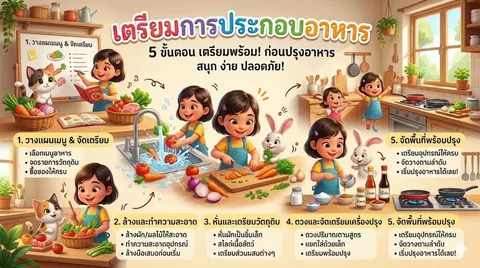 เตรียมการประกอบอาหาร