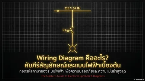 อ่านสัญลักษณ์ทางไฟฟ้าและแบบวงจร