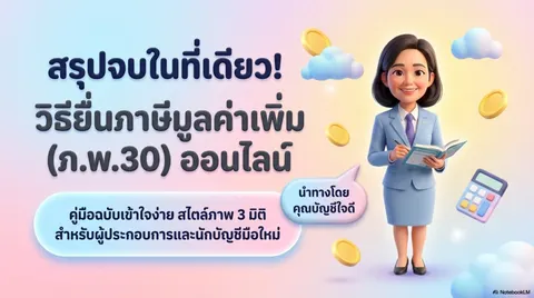 การยื่นแบบภพ.30 บนระบบออนไลน์
