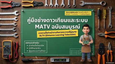 การติดตั้งจานรับสัญญาณดาวเทียม
