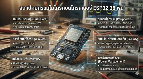 สถาปัตยกรรมไมโครคอนโทรลเลอร์ ESP32