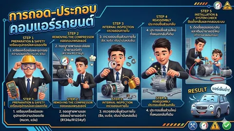 งานบริการคอมเพรสเซอร์แอร์