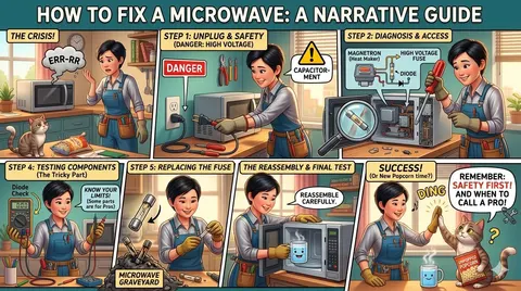 How to fix a microwave