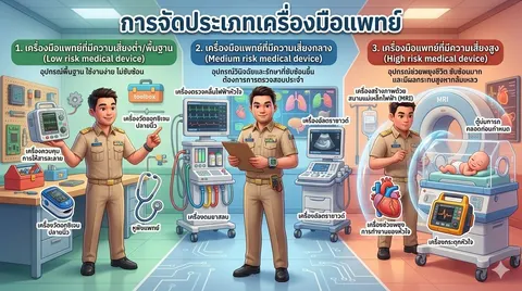 การจัดประเภทเครื่องมือแพทย์