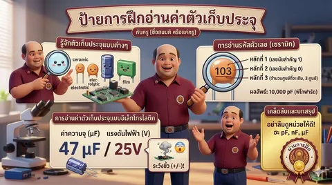 การอ่านค่าตัวเก็บประจุ