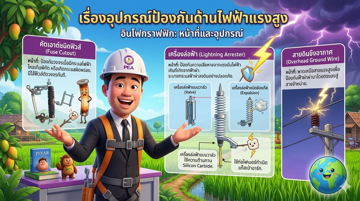 อุปกรณ์ป้องกันไฟฟ้าแรงสูง