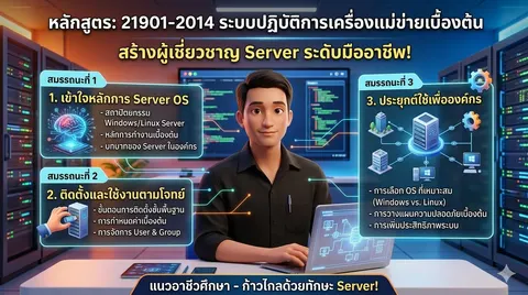 21901-2014 ระบบปฏิบัติการเครื่องแม่ข่ายเบื้องต้น