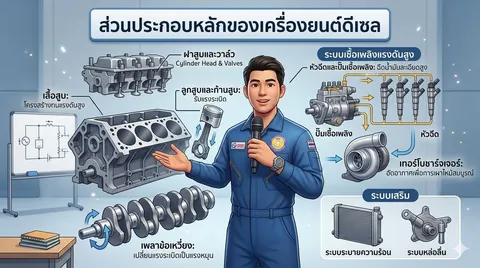 ส่วนประกอบของเครื่องยนต์