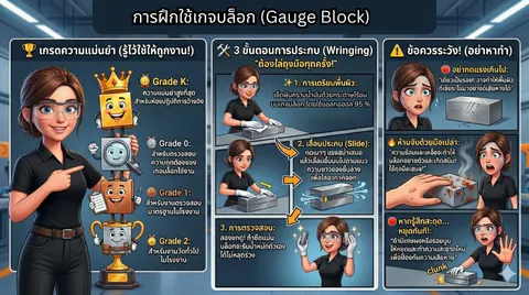 การใช้งานเกจบล็อก