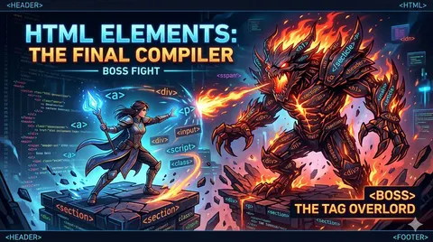 เกมเพื่อการศึกษา HTML Elements