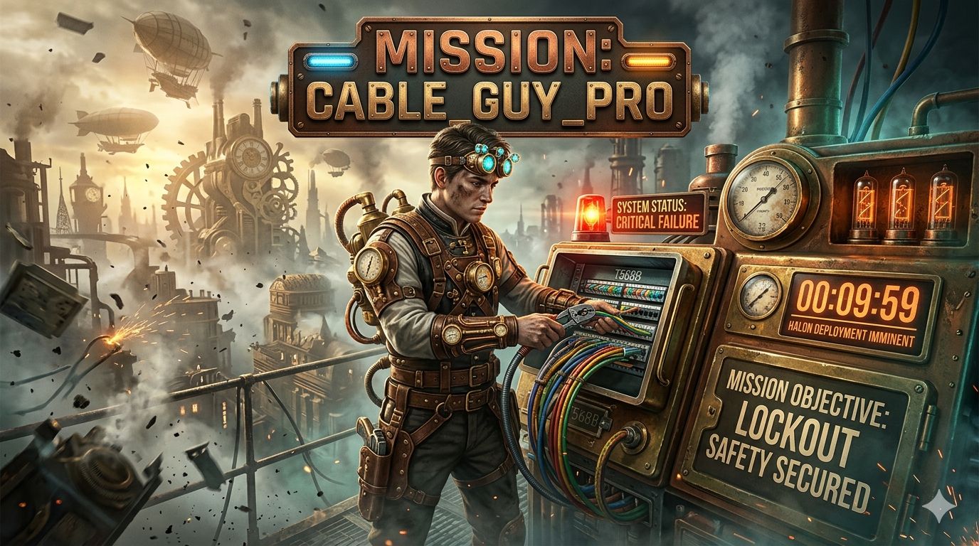 MISSION: CABLE_GUY_PRO ภารกิจวิศวกรสายแลน