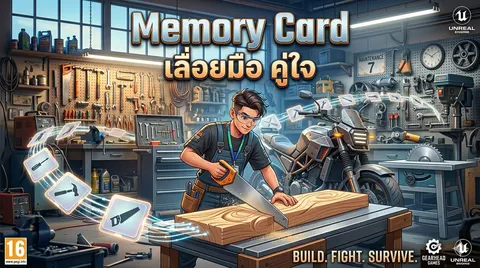 Memory Card: การใช้เลื่อยมือ