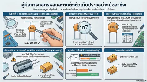 การอ่านค่าตัวเก็บประจุ