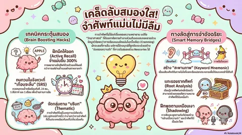 เทคนิคการจำคำศัพท์