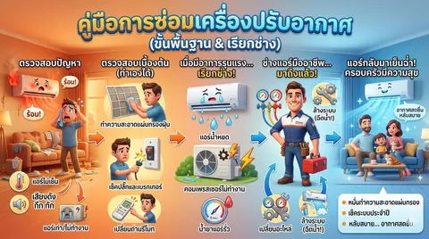 การซ่อมเครื่องปรับอากาศ