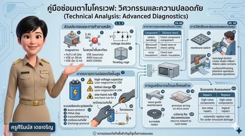 คู่มือการซ่อมไมโครเวฟ