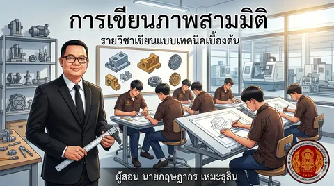 การสร้างหน้าปกสไลด์