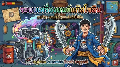 รายวิชางานเครื่องยนต์แก๊สโซลีน