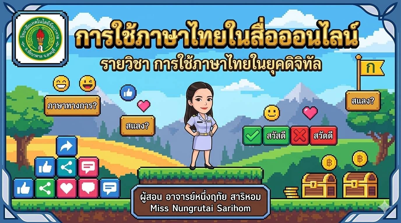 การใช้ภาษาไทยในยุคดิจิทัล