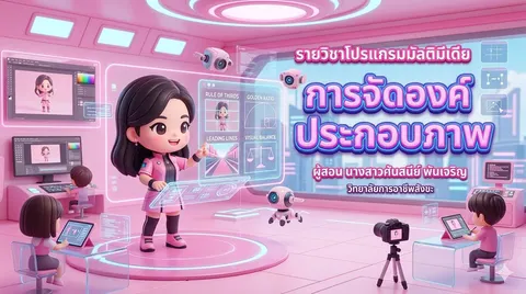 การสร้างหน้าปกสไลด์