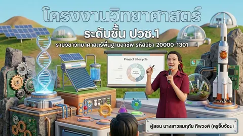 การสร้างปกสไลด์