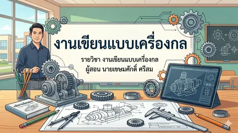 งานเขียนแบบเครื่องกล
