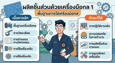 ผลิตชิ้นส่วนด้วยเครื่องมือกล1