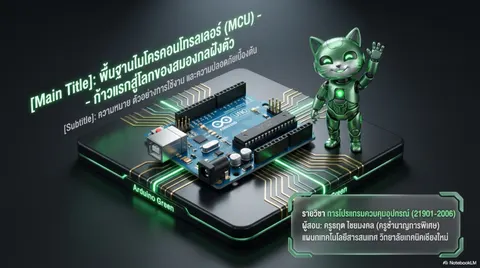 สไลด์ เรื่อง พื้นฐานไมโครคอนโทรลเลอร์ (MCU)